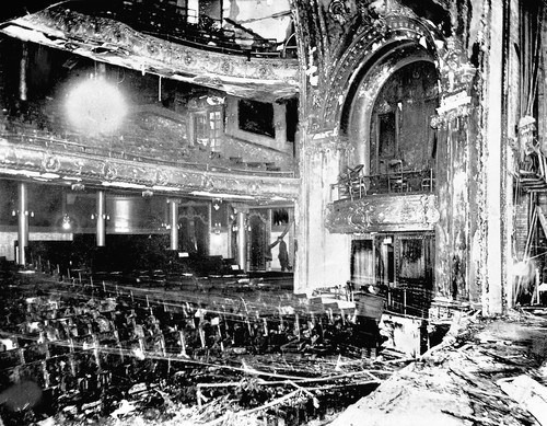 The Iroquois Theater, designed by Benjamin Marshall in a Renaissance style, was highly luxurious and had been deemed fireproof upon its opening in 1903.