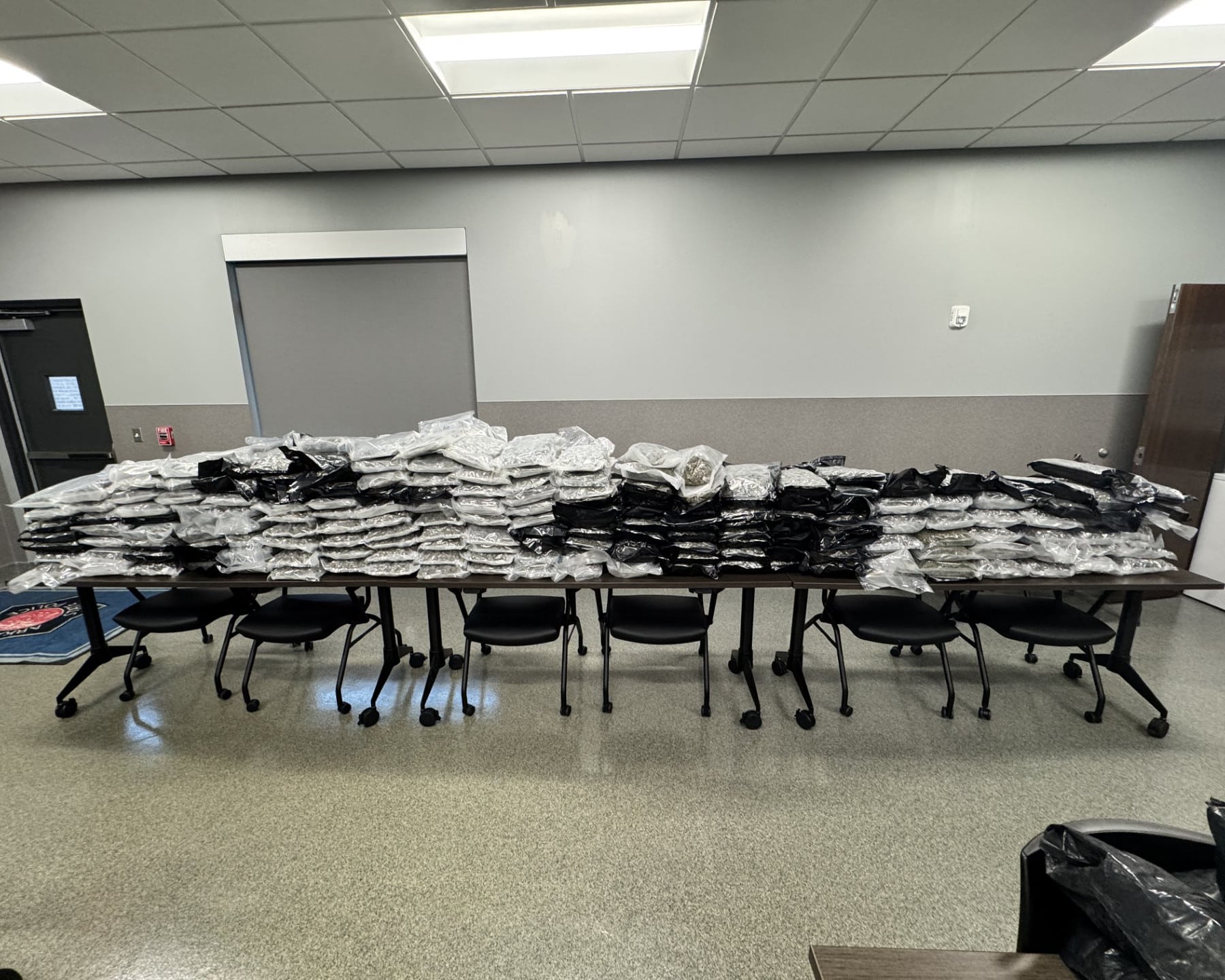 ASP SEIZES 190 POUNDS OF MARIJUANA DURING TRAFFIC STOP ON I-40